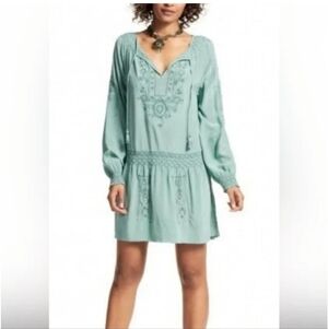 Calypso St. Barth "Dadra" dress in a sage 100% Silk